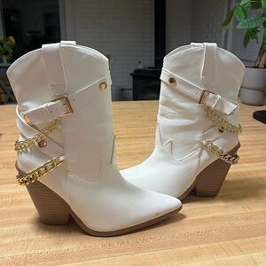 White Cowgirl Boots